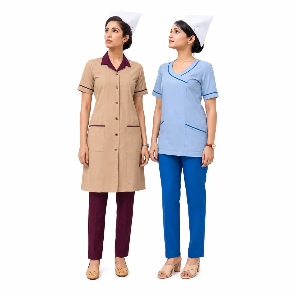 Womens Poly-Cotton Nurse Uniform Set