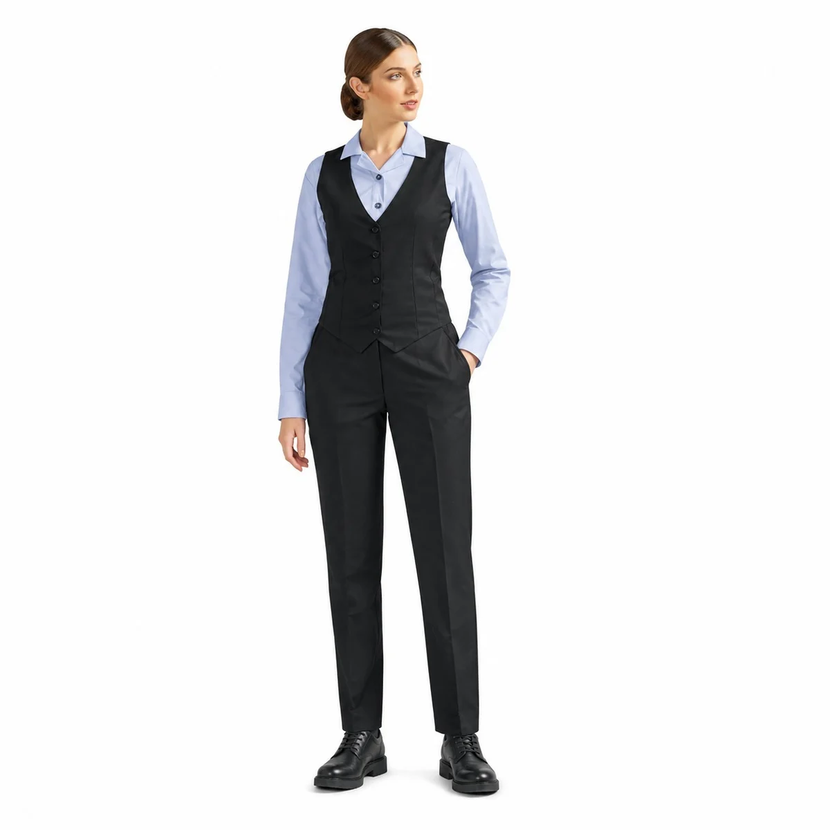 Womens Three-Piece Hotel Uniform Set