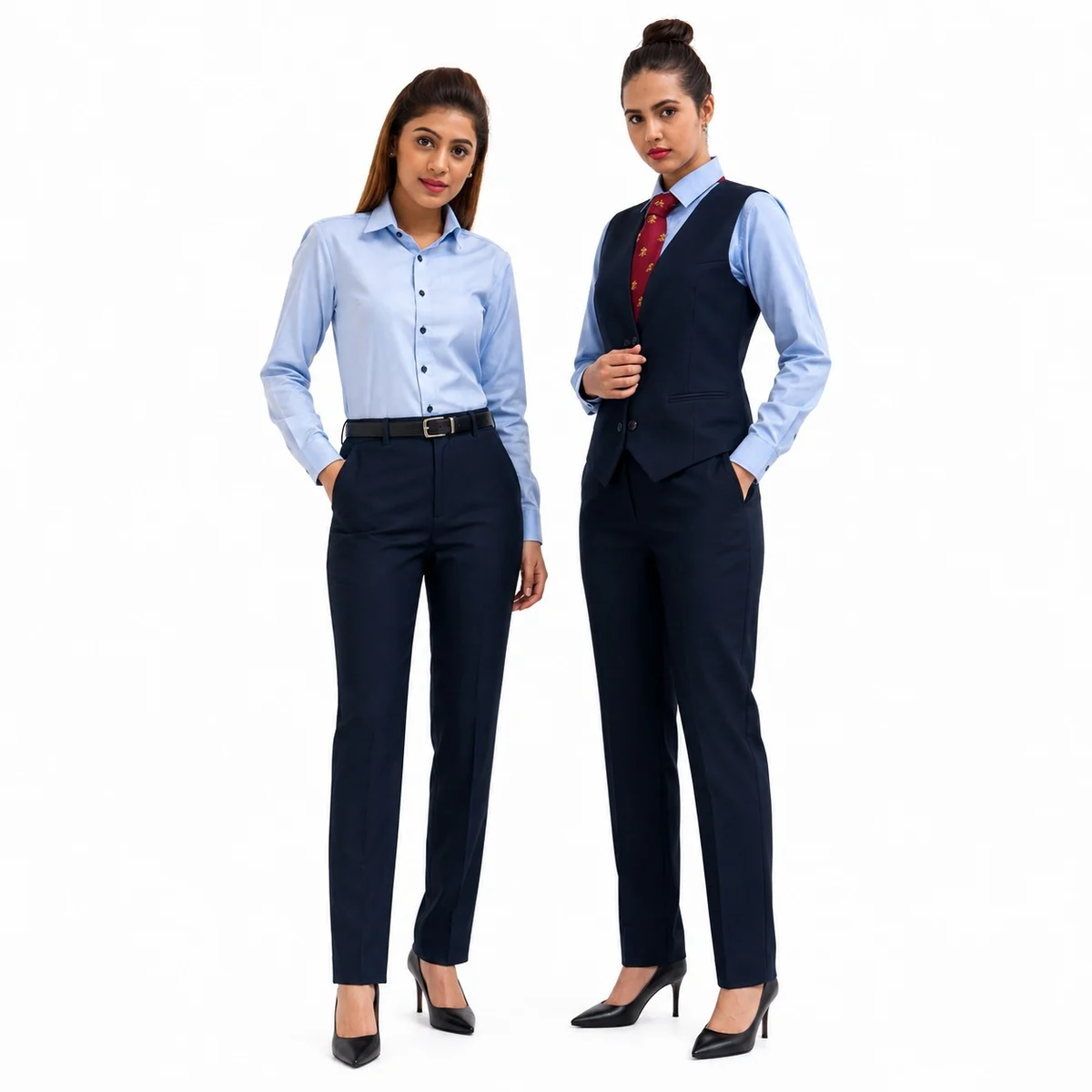 Womens Corporate Formal Shirt and Trouser Set